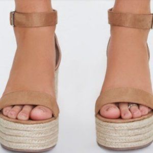 Espadrille Flatform Wedges